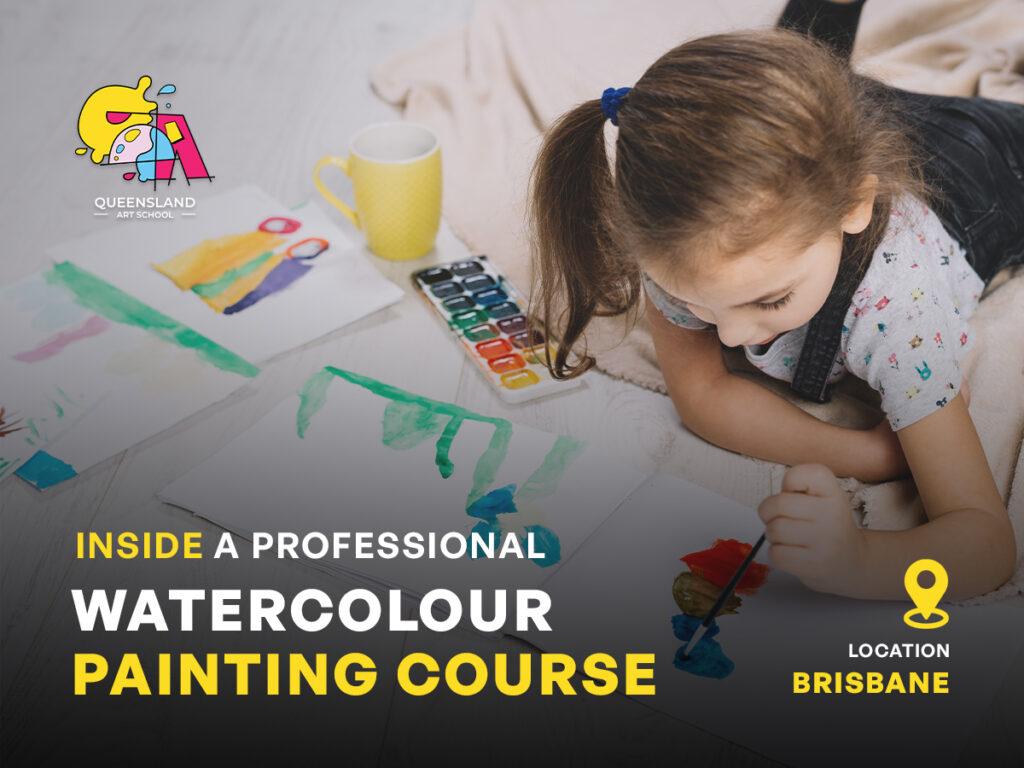 Queensland Art School's watercolour painting course Brisbane