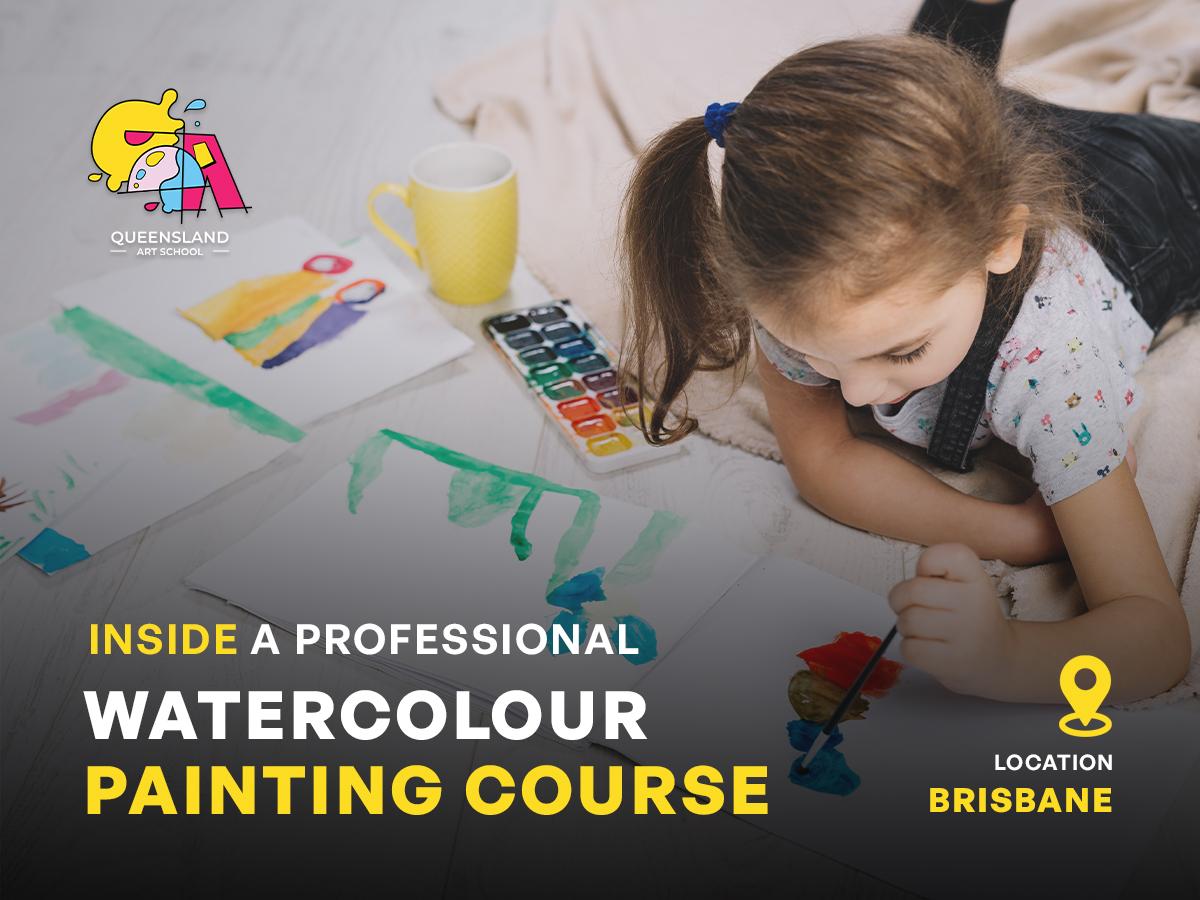 Queensland Art School's watercolour painting course Brisbane